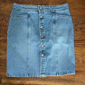 Old Navy Light Blue Denim Pencil Skirt